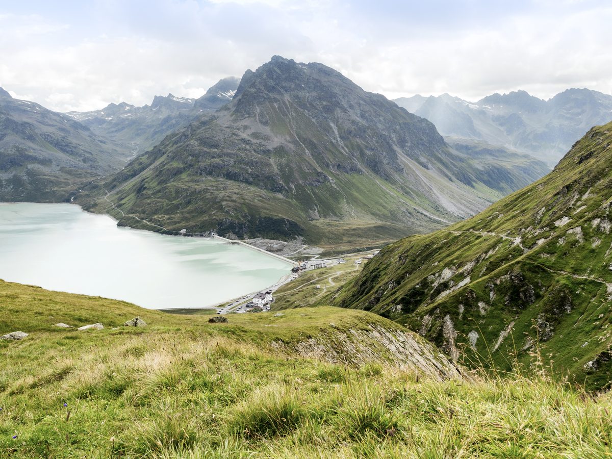 Die Silvretta-Bielerhöhe mit dem Stausee