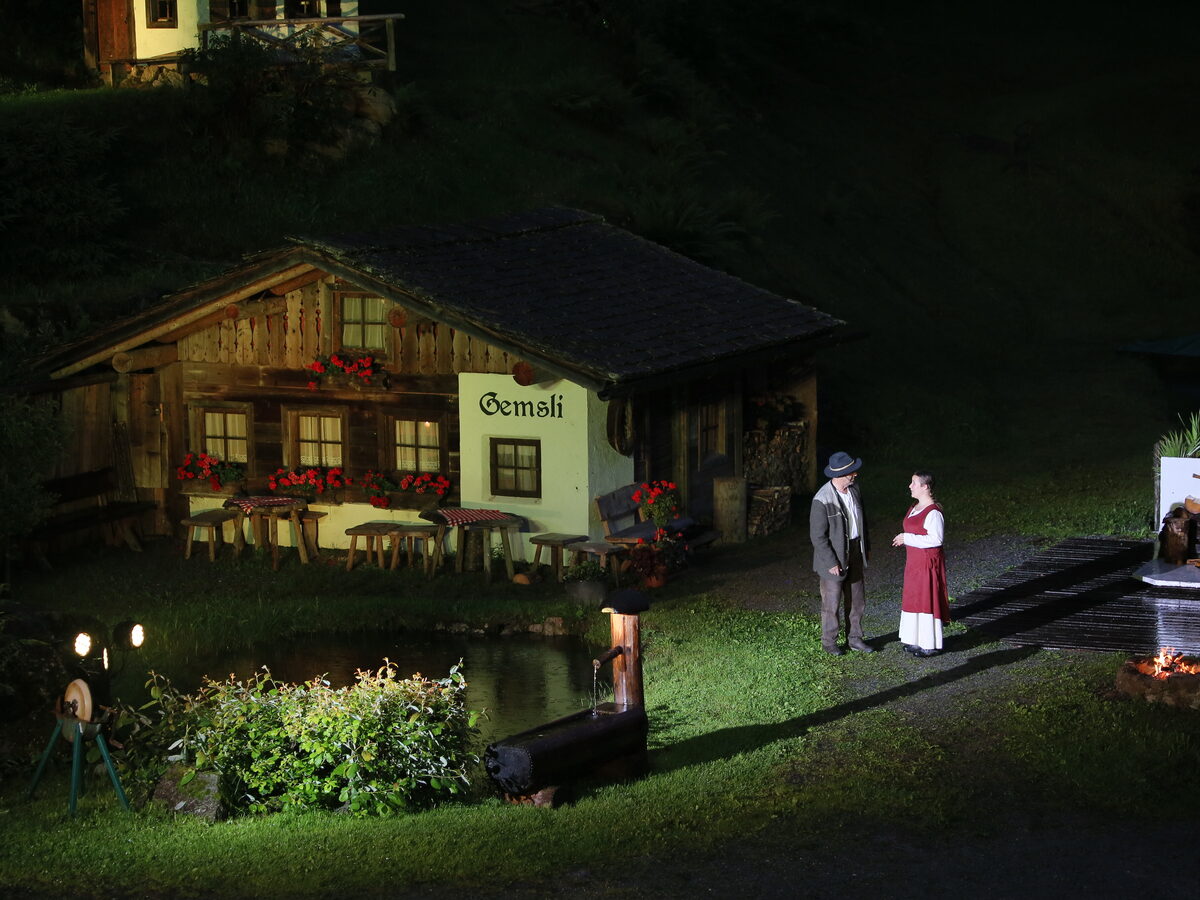 Montafoner Sagenfestspiele auf der Freilichtbühne im Silbertal